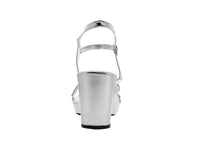 Zapatillas Sary Plata Espejo para Mujer