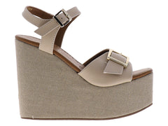 Sandalias Plataforma Mosquitos Color Nude para Mujer