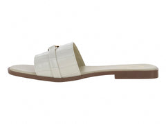 Sandalias Roze Croco Beige para Mujer