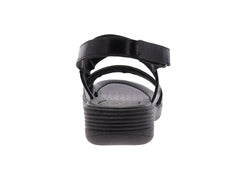 Sandalias Relax de Piel Negro para Mujer