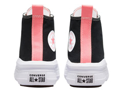 Tenis Converse Chuck Taylor All Star Move Hi Negro y Rosa para Niña
