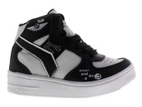 Tenis New Boys Negro y Blanco para Niño