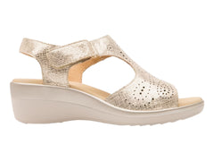 Sandalias Flexi Plataforma Color Oro para Mujer