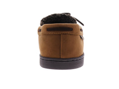 Pantuflas Dearfoams Toby Micosuede Chestnut para Hombre