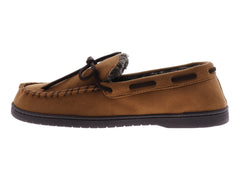 Pantuflas Dearfoams Toby Micosuede Chestnut para Hombre
