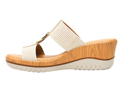 Sandalias Plataforma Flexi Oro para Mujer