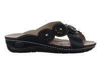 Sandalias Plataforma Confort Meli&Ana Color Negro para Mujer