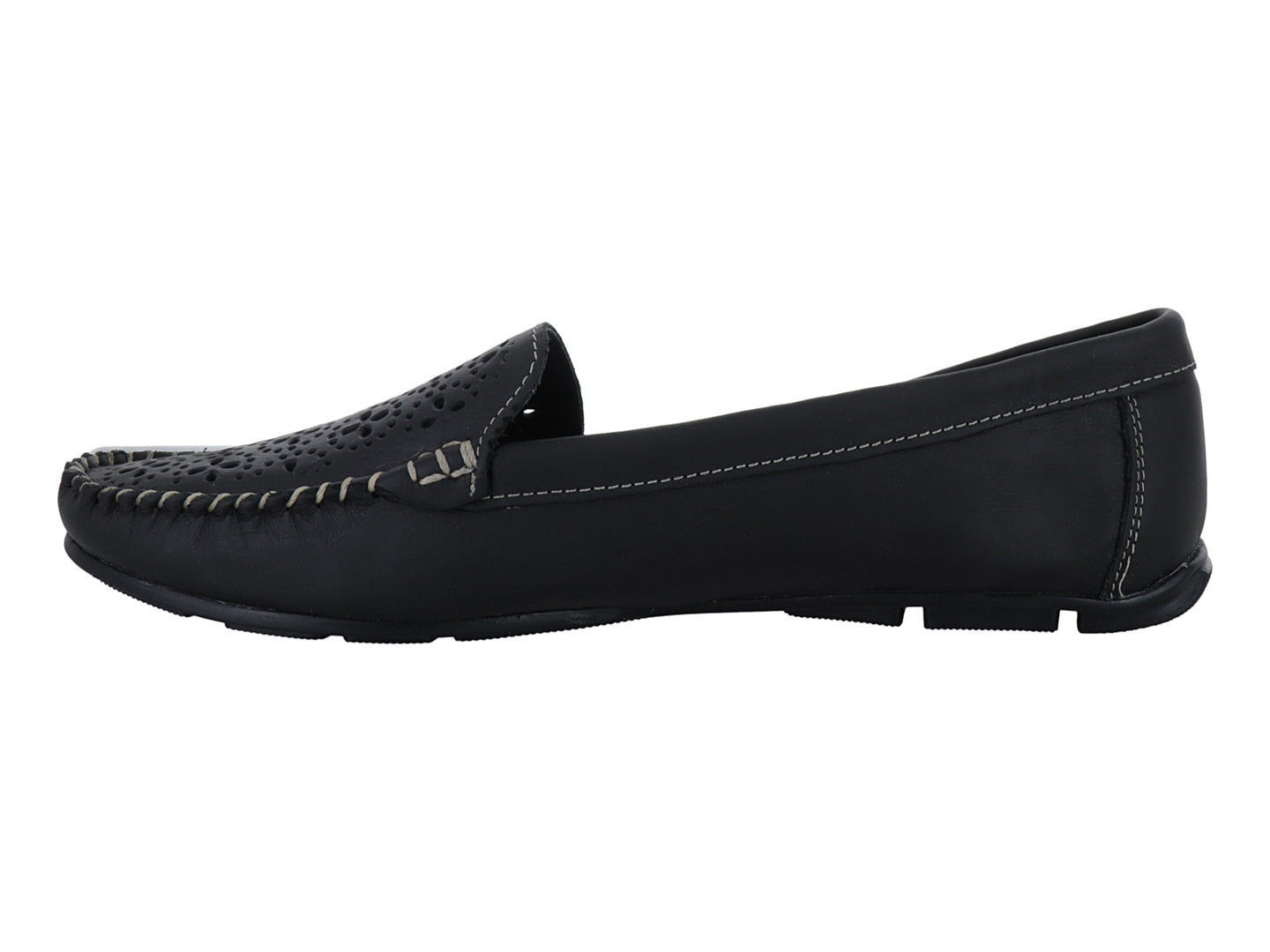 Zapatos Mocasines Driver Meli&Ana Negros para Mujer