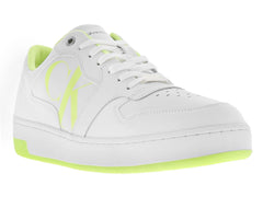 Tenis Calvin Klein Jensen Blanco con Amarillo para Hombre