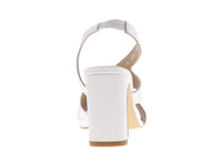 Sandalias Ascencio Blanco Textura Croco para Mujer