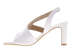 Sandalias Ascencio Blanco Textura Croco para Mujer