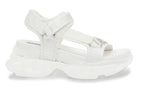 Sandalias Steve Madden Sandalia Gladiador Blanca Maxima Para Mujer