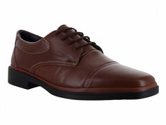 Zapato Paceno de Cuero Caoba para Hombre