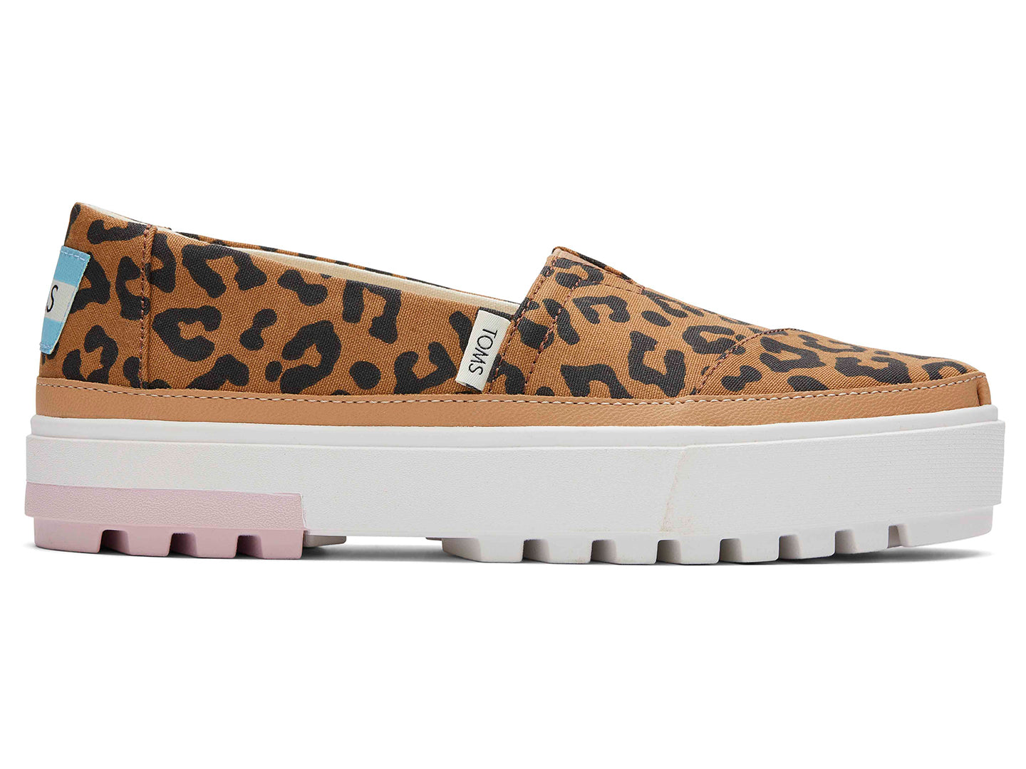 Zapatos Toms Calzado Dama Animalprint Cafe 17833 Para Mujer