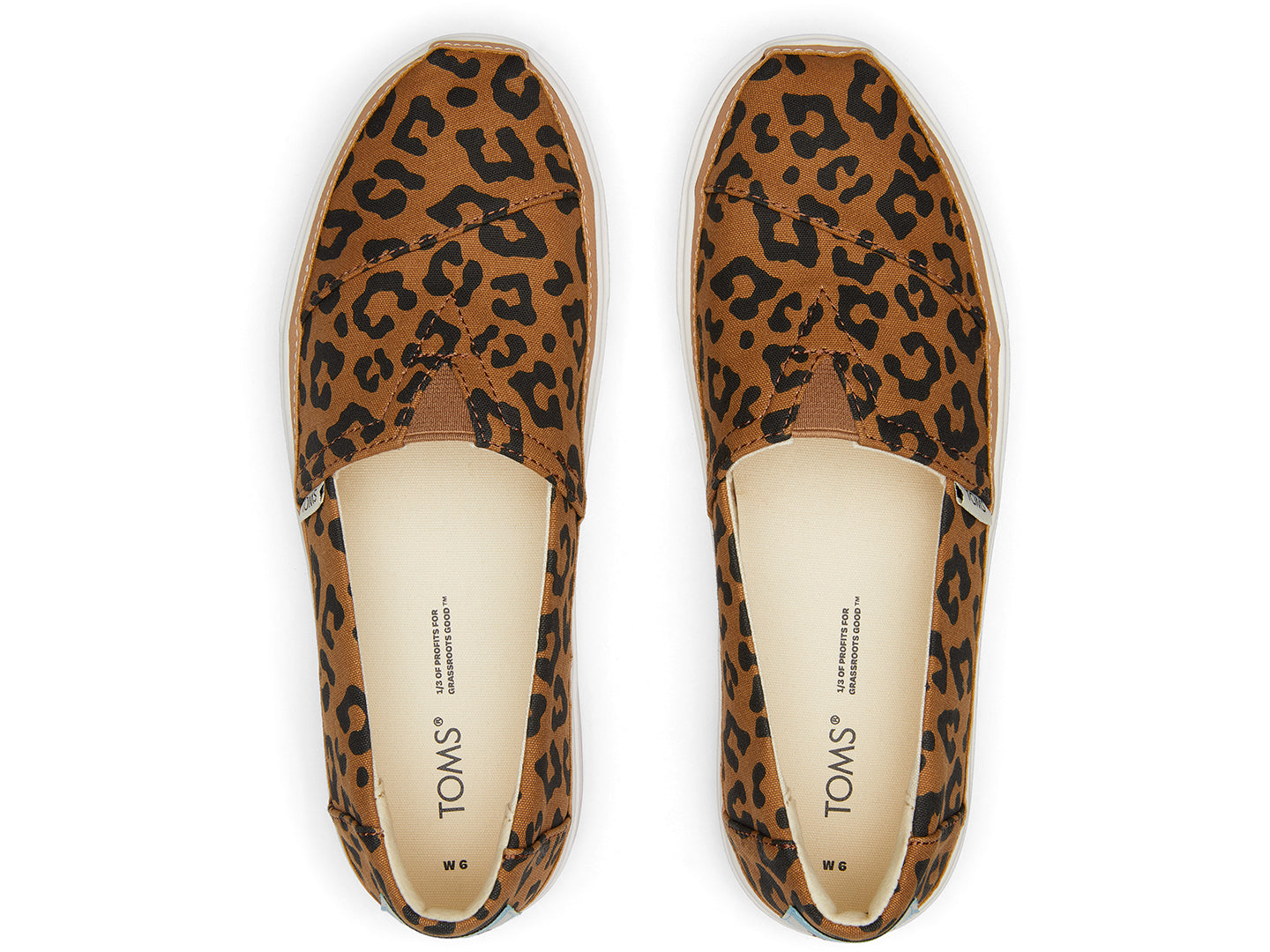 Zapatos Toms Calzado Dama Animalprint Cafe 17833 Para Mujer