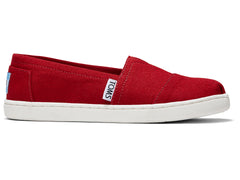 Zapatos TOMS Urbanos Rojos para Niño