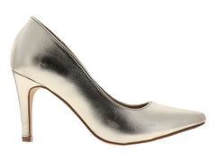 Zapatillas Stiletto Lady Paulina Color Oro para Mujer