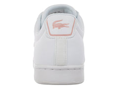 Tenis Lacoste Carnaby Evo Blanco y Rosa para Niña
