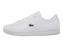 Tenis Lacoste Carnaby Evo Blanco y Rosa para Niña