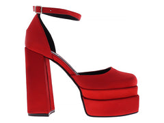 Zapatillas Roze Shantung Rojo para Mujer