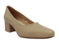 Zapatillas Luna Rosa Zapatilla Formal Cerrada Beige 4300 Para Mujer