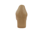 Zapatillas Luna Rosa Zapatilla Formal Cerrada Beige 4300 Para Mujer