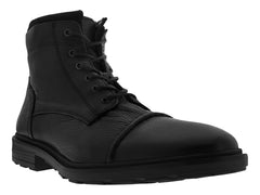 Botines Casuales de Piel Negro Fabian Arenas para Hombre