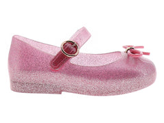 Zapatos Mini Melissa Glitter Rosa para Niña