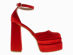 Zapatillas Luna Rosa Rojo para Mujer