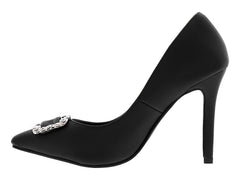Zapatillas Stiletto OYYI Negro para Mujer