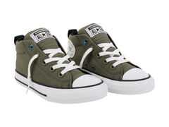 Tenis Converse Chuck Taylor All Star Street Mid Verde Oliva Niño