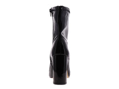 Botines Senties de Charol Negro para Mujer