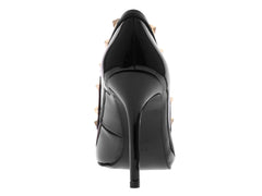 Zapatillas de Tacón Senties Negro Charol