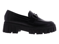Zapatos Loafers Senties Negros para Mujer