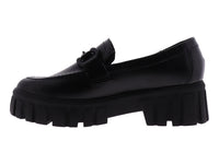 Zapatos Loafers Senties Negros para Mujer
