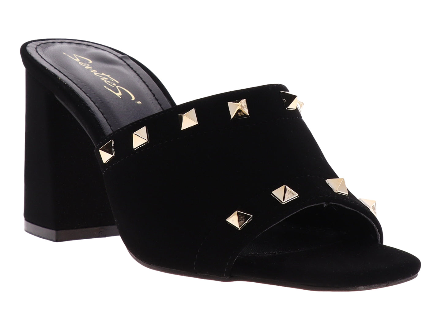 Zapatillas Senties Zapatilla Negra Dama 96-575 Para Mujer