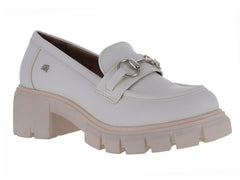 Zapatos Mocasines Salamandra Color Latte para Mujer
