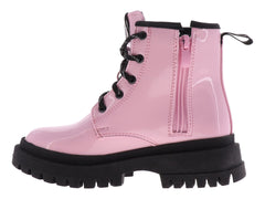 Botas Tropicana Charol Rosa Pastel para Niña