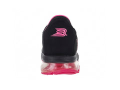 Tenis BOOST Negro con Detalles Fucsia para Mujer
