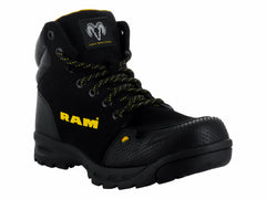 Botas RAM de Excursionismo Negro-Amarillo para Hombre