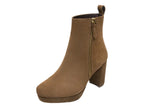 Botas Flexi Botin Cafe Moda 118901 Para Mujer
