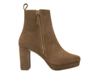 Botas Flexi Botin Cafe Moda 118901 Para Mujer