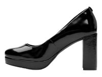 Zapatillas de Tacón Flexi Negro para Mujer