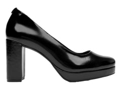 Zapatillas de Tacón Flexi Negro para Mujer
