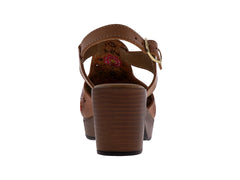 Sandalias Luna Rosa Color Nuez para Mujer