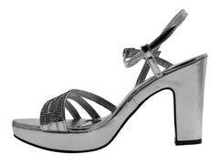 Zapatillas Sary Plata para Mujer