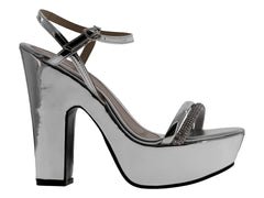 Zapatillas de Fiesta Sary Plata para Mujer