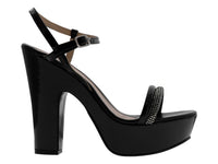 Zapatillas Sary Charol Negro para Mujer