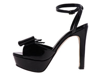 Zapatillas Sary Charol Negro para Mujer