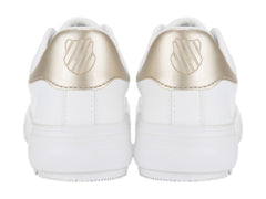 Tenis K-SWISS Ariana Blanco con Dorado para Mujer